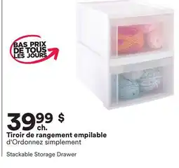 Michaels Tiroir de rangement empilable d'Ordonnez simplement offer