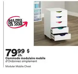 Michaels Commode modulaire mobile d'Ordonnez simplement offer