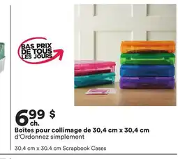 Michaels Boîtes pour collimage de 30,4 cm x 30,4 cm d'Ordonnez simplement offer