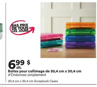 Michaels Boîtes pour collimage de 30,4 cm x 30,4 cm d'Ordonnez simplement offer