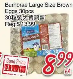 Foody Mart Burnbrae Large Size Brown Eggs offer
