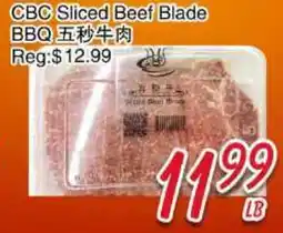 Foody Mart CBC SLICED BEEF BLADE BBQ offer