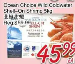 Foody Mart Ocean Choice Wild Coldwater Shell-On Shrimp offer