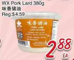 Foody Mart WX PORK LARD offer