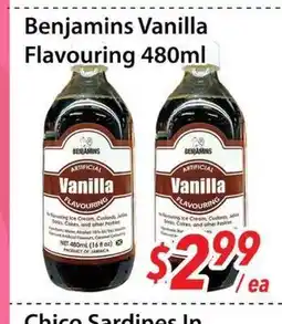 Bestco Food Mart Benjamins Vanilla Flavouring offer