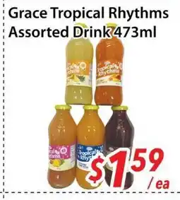 Bestco Food Mart Grace Tropical Rhythms Assorted Drink offer