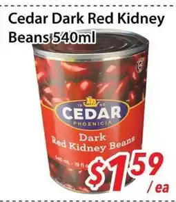 Bestco Food Mart Cedar Dark Red Kidney Beans offer