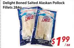 Bestco Food Mart Delight Boned Salted Alaskan Pollock Fillets offer
