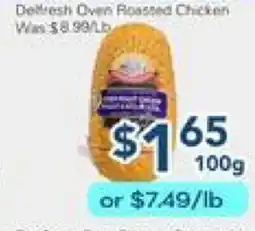 Oceans Fresh Food Market Delifresh Oven Roasted Chicken offer
