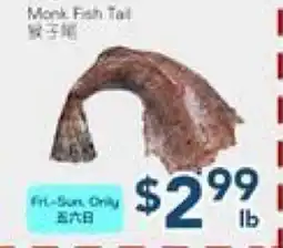 Oceans Fresh Food Market Monk Fish Tail offer