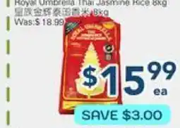 Oceans Fresh Food Market Royal Umbrealla Thai Jasmine Rice offer