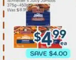 Oceans Fresh Food Market Schender's Juicy Jumbos offer