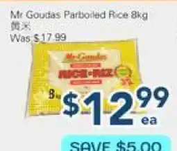 Oceans Fresh Food Market Mr Goudas Parboiled Rice offer