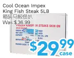 Ample Food Market Cool Ocean Impex King Fish Steak offer