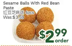 Ample Food Market Sesame Balls With Red Bean Paste offer