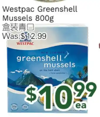 Ample Food Market Westpac Greenshell Mussels offer