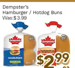 Ample Food Market Dempster's Hamburger / Hotdog Buns offer
