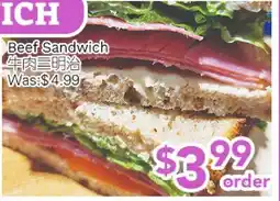 Ample Food Market Beef Sandwich offer