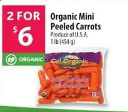 Co-op Organic mini peeled carrots offer