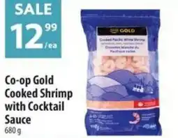 Co-op Co-op gold cooked shrimp with cocktail sauce offer