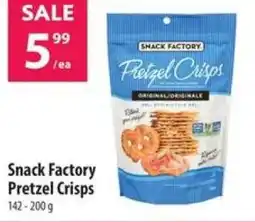 Co-op Snack factory pretzel crisps offer