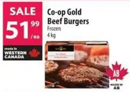 Co-op Co-op gold beef burgers offer