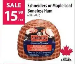Co-op Schneiders or maple leaf boneless ham offer