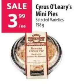 Co-op Cyrus O'Leary's Mini Pies offer