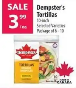 Co-op Dempster's tortillas offer