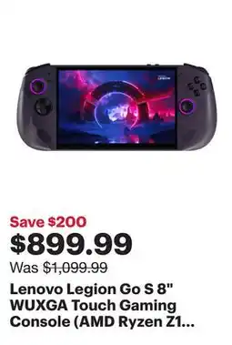 Best Buy Lenovo Legion Go S 8 WUXGA Touch Gaming Console (AMD Ryzen Z1 Extreme/32GB RAM/1TB SSD/Steam OS) offer
