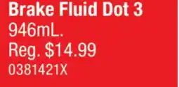 PartSource Brake Fluid Dot 3 offer