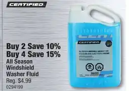 PartSource All Season Windshield Washer Fluid offer