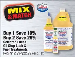 PartSource Lucas Selected Lucas Oil Stop Leak & Fuel Treatments offer