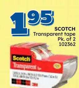 Rossy Transparent tape offer