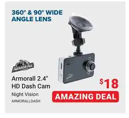 Visions Electronics Armorall 2.4 HD Dash Cam offer