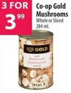 Co-op Co-op Gold Mushrooms Whole or Sliced offer