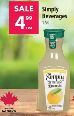 Co-op Simply Beverages offer