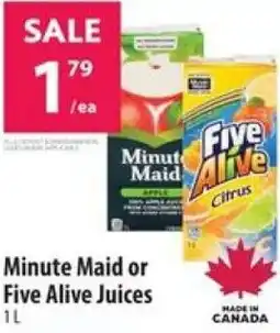 Co-op Minute Maid or Five Alive Juices offer