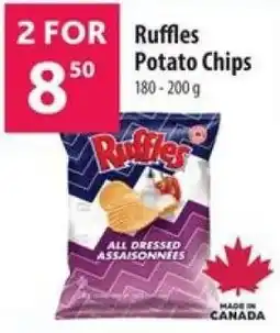 Co-op Ruffles Potato Chips offer