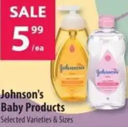 Co-op Johnson's Baby Products offer