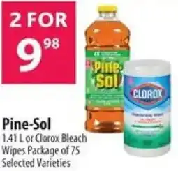 Co-op Pine-Sol or Clorox Bleach Wipes offer