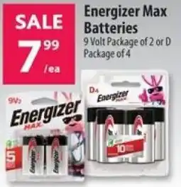 Co-op Energizer Max SALE Batteries offer