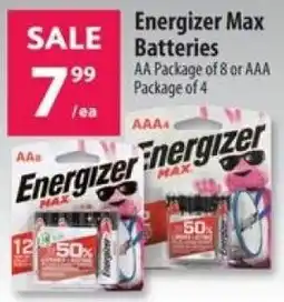 Co-op Energizer Max Batteries offer