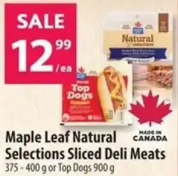 Co-op Maple Leaf Natural Selections Sliced Deli Meats offer