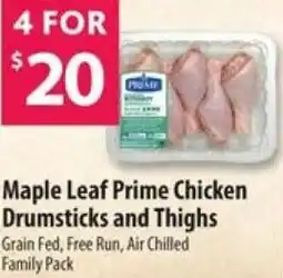 Co-op Maple Leaf Prime Chicken Drumsticks and Thighs offer