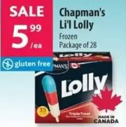 Co-op Chapman's Li'l Lolly offer