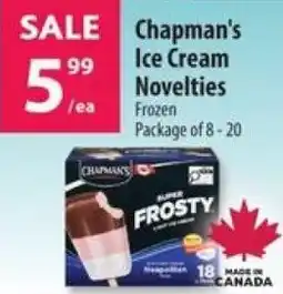 Co-op Chapman's Ice Cream Novelties offer