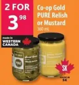 Co-op Co-op Gold PURE Relish or Mustard offer