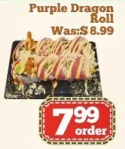 Nations Fresh Foods Purple Dragon Roll offer