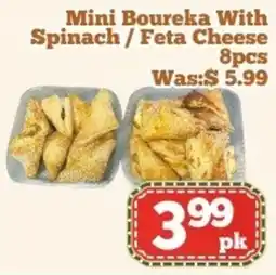 Nations Fresh Foods Mini Boureka With Spinach / Feta Cheese offer